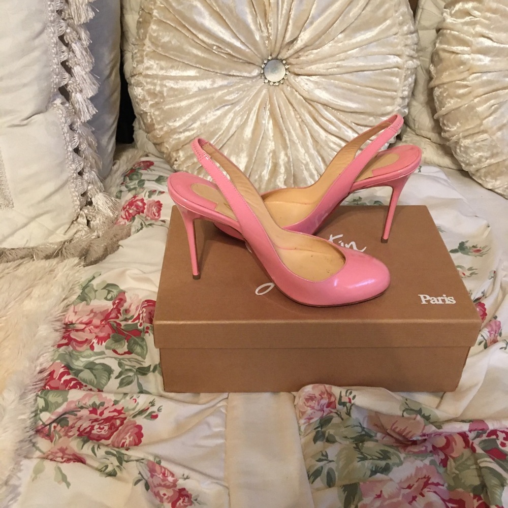 Christian louboutin pink heels